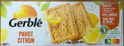 Biscuits pavot citron