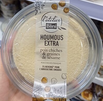 Houmous extra - Pois chiches français & graines de sésame