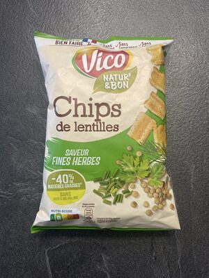Chips de lentilles saveur fines herbes