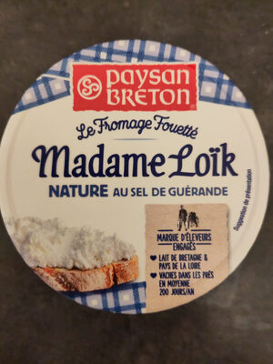 Paysan Breton - Le Fromage Fouetté Madame Loïk - Nature au Sel de Guérande