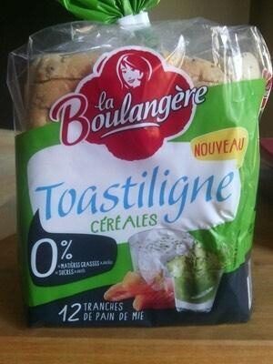 Pain de mie grandes tranches Toastiligne céréales & graines 500g
