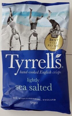 Lightly sea salted crisps