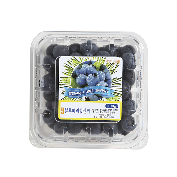국내산 블루베리(특대) 100g  1팩