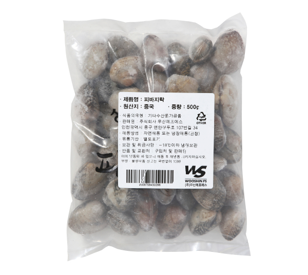 중국산 피바지락 500g