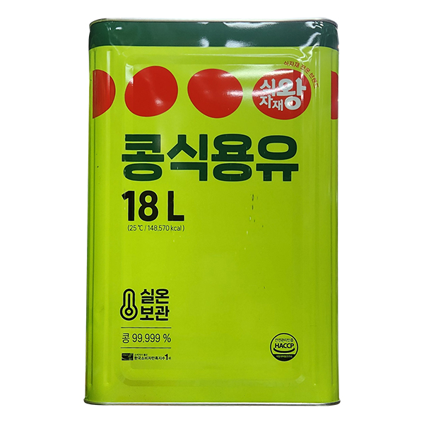 [식자재왕] 대두유 (착유) 18L