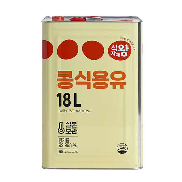 [식자재왕] 대두유 18L