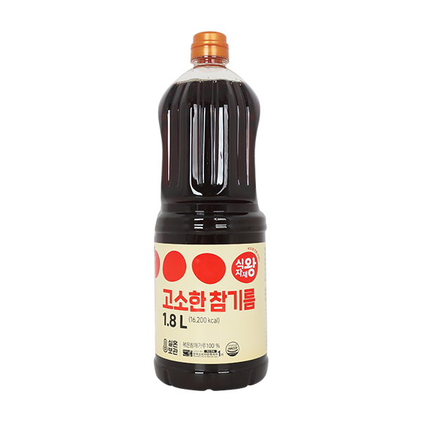 [식자재왕] 고소한 참기름 1.8L